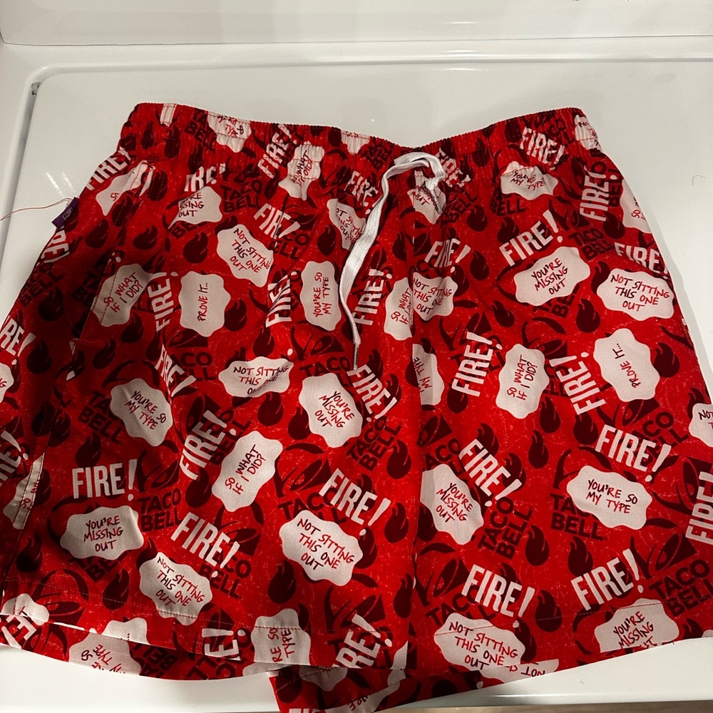 Taco Bell x chubbies collab! Bathing suit